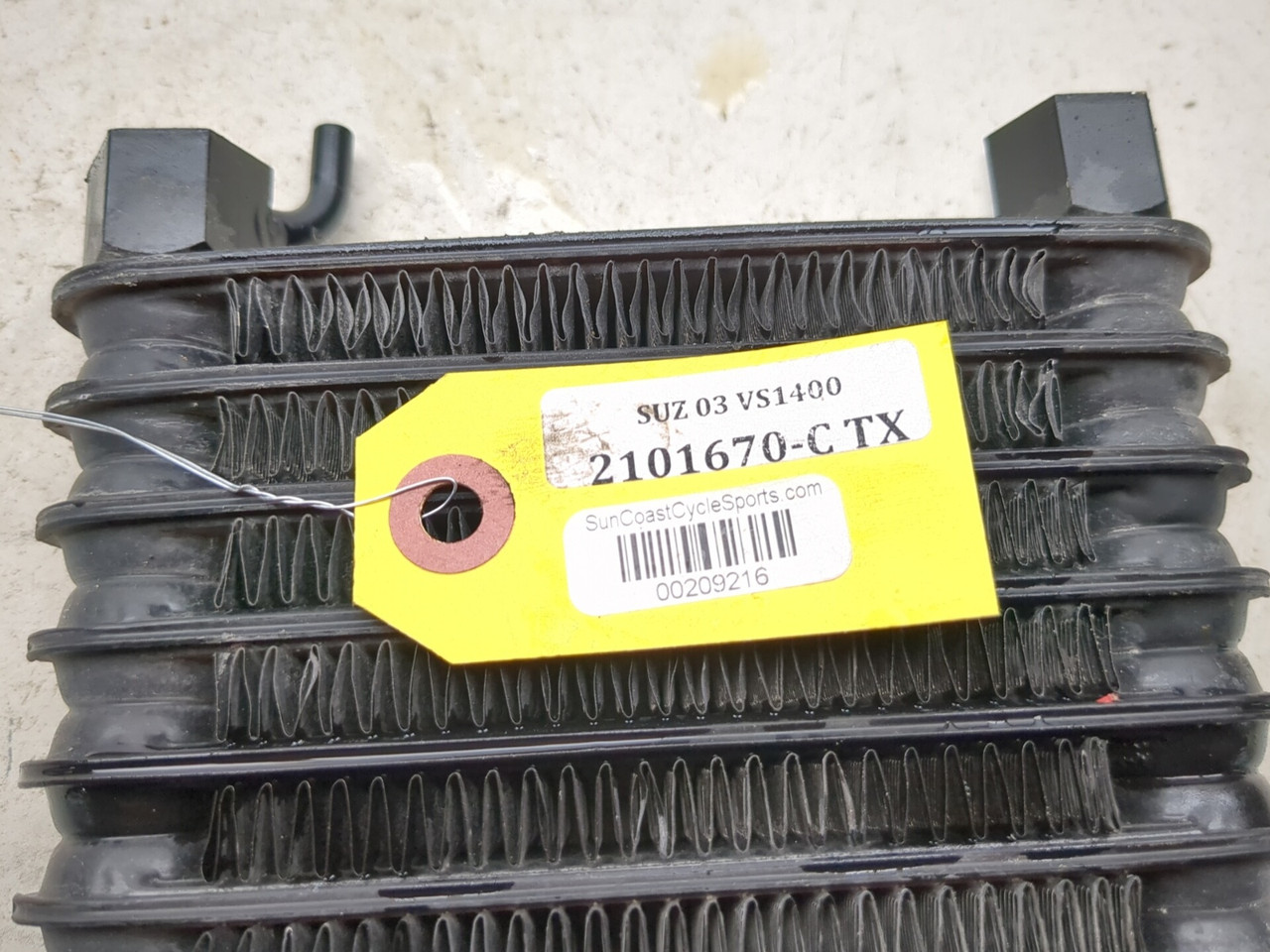 87-08 Suzuki VS1400 Intruder 1400 Front Engine Motor Oil Cooler