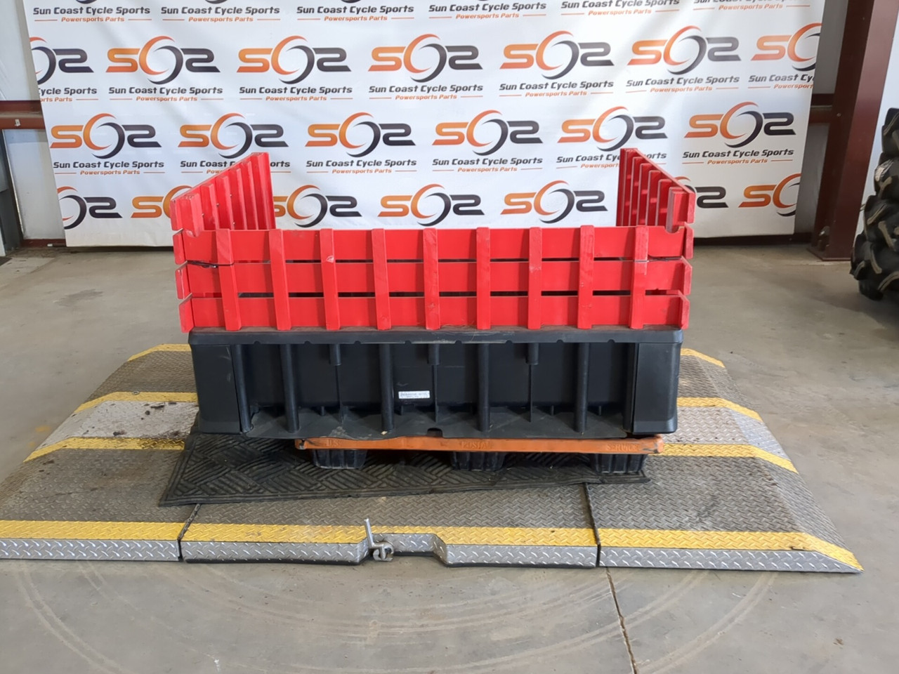 10-14 Polaris Ranger 800 XP Rear Cargo Box with Side Rack Cargo