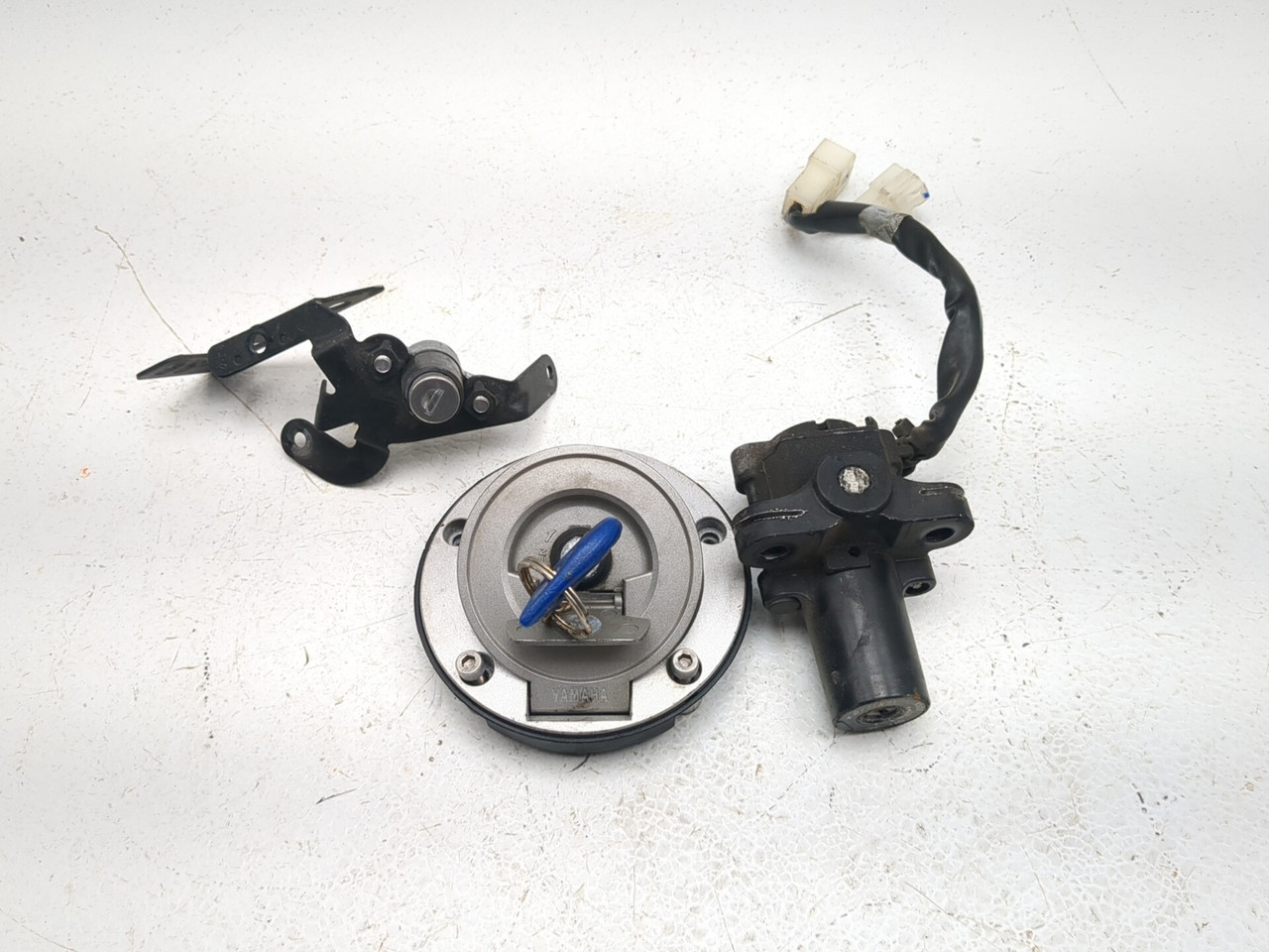 07-17 Yamaha V Star XVS1300 CT Ignition Switch Gas Cap Seat Lock