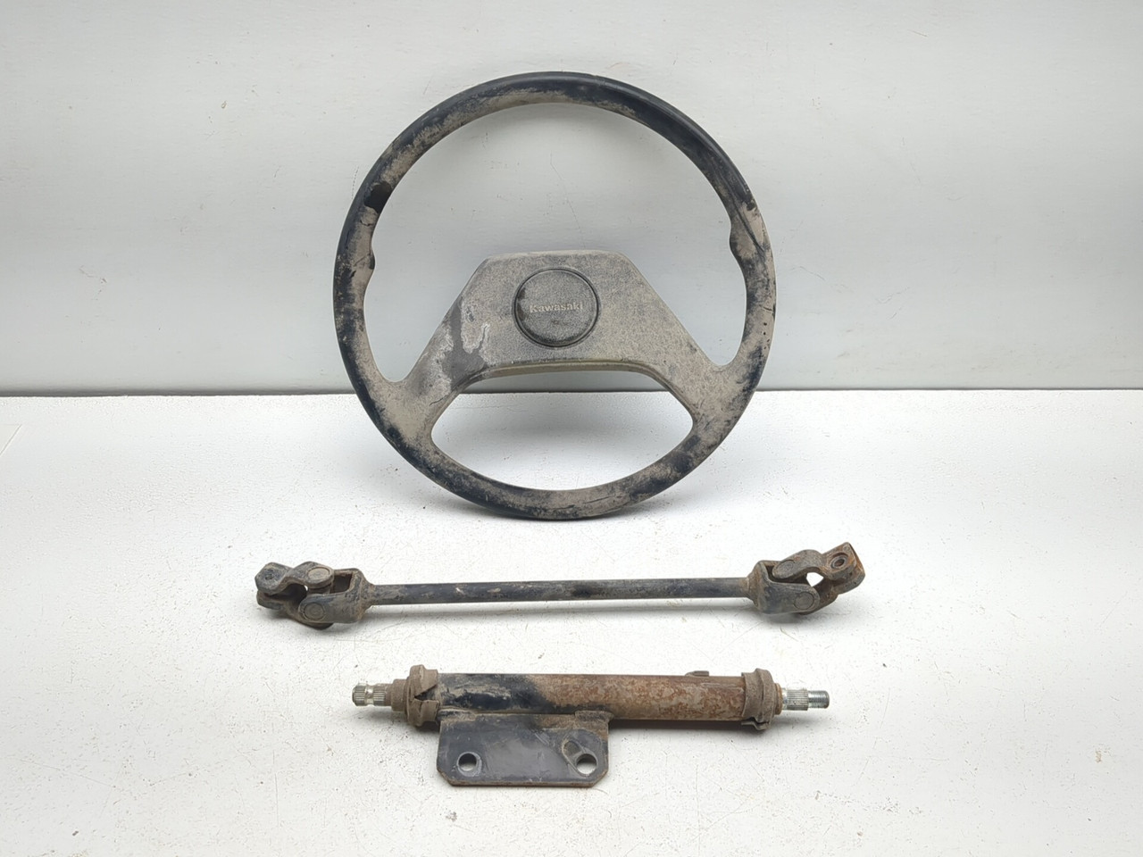 05-16 Kawasaki KAF400 Mule 610 Steering Wheel & Column Shafts
