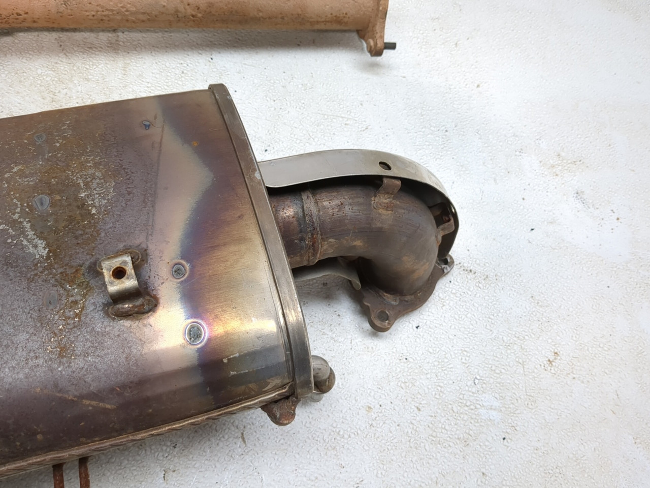 20-24 Polaris RZR Pro XP Rear Muffler Head Pipe Muffler Can