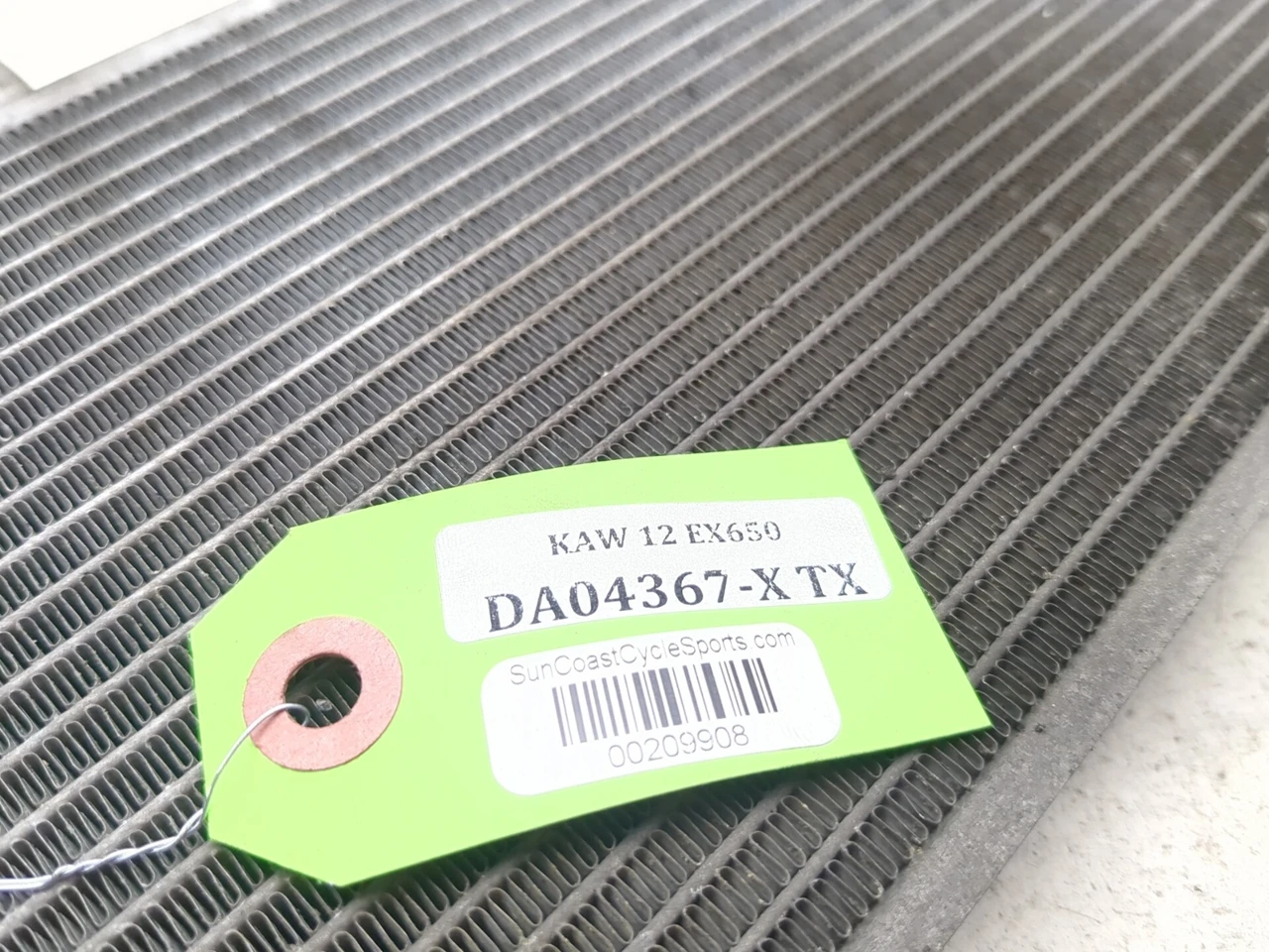 12-16 Kawasaki EX650 Ninja 650 Front Radiator Cooler Cooling 39061