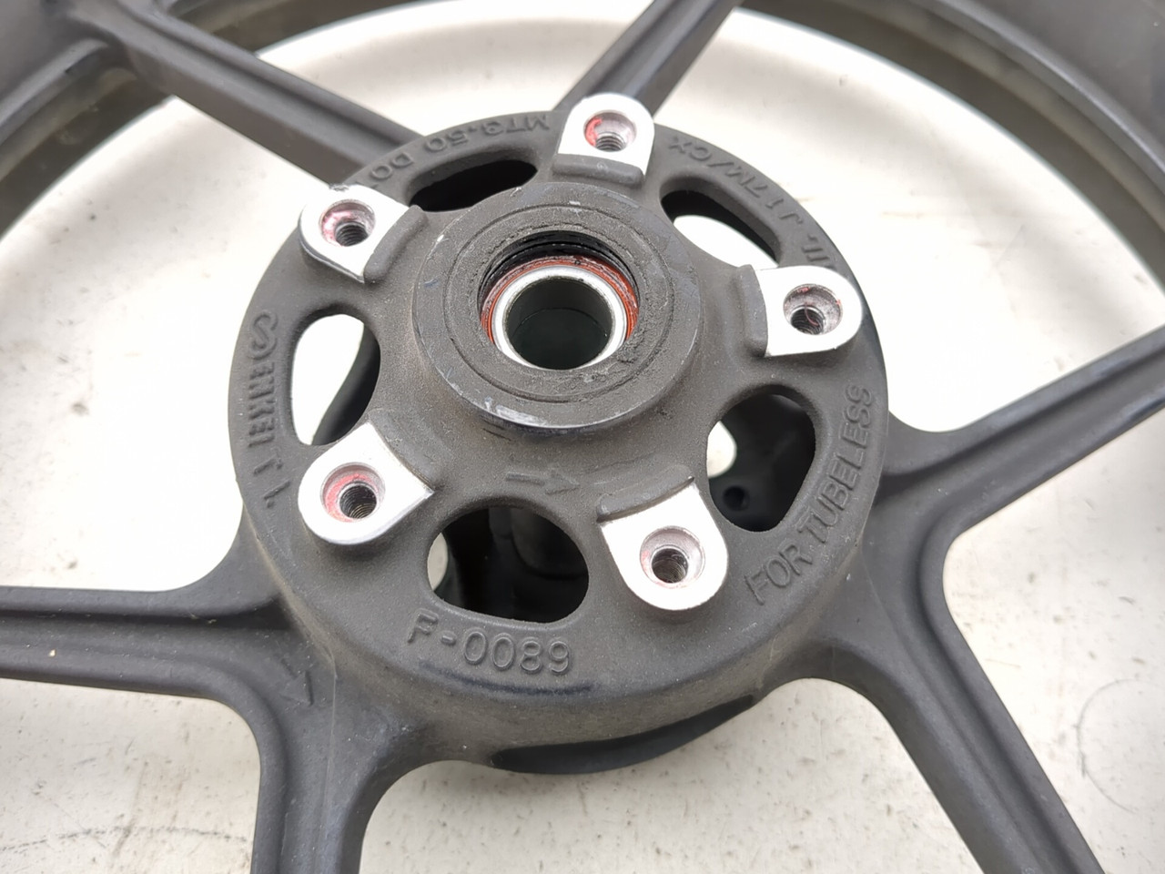 12-16 Kawasaki EX650 Ninja 650 Front Wheel Rim STRAIGHT 17X3.50