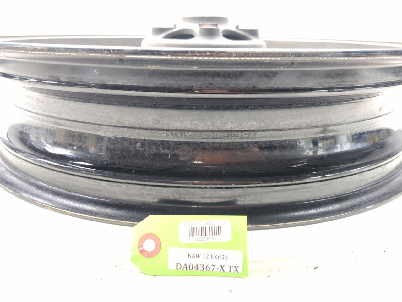 12-16 Kawasaki EX650 Ninja 650 Front Wheel Rim STRAIGHT 17X3.50