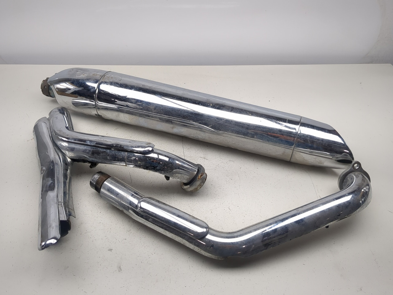 07-17 Yamaha V Star XVS1300 CT Exhaust Muffler Header Pipes System
