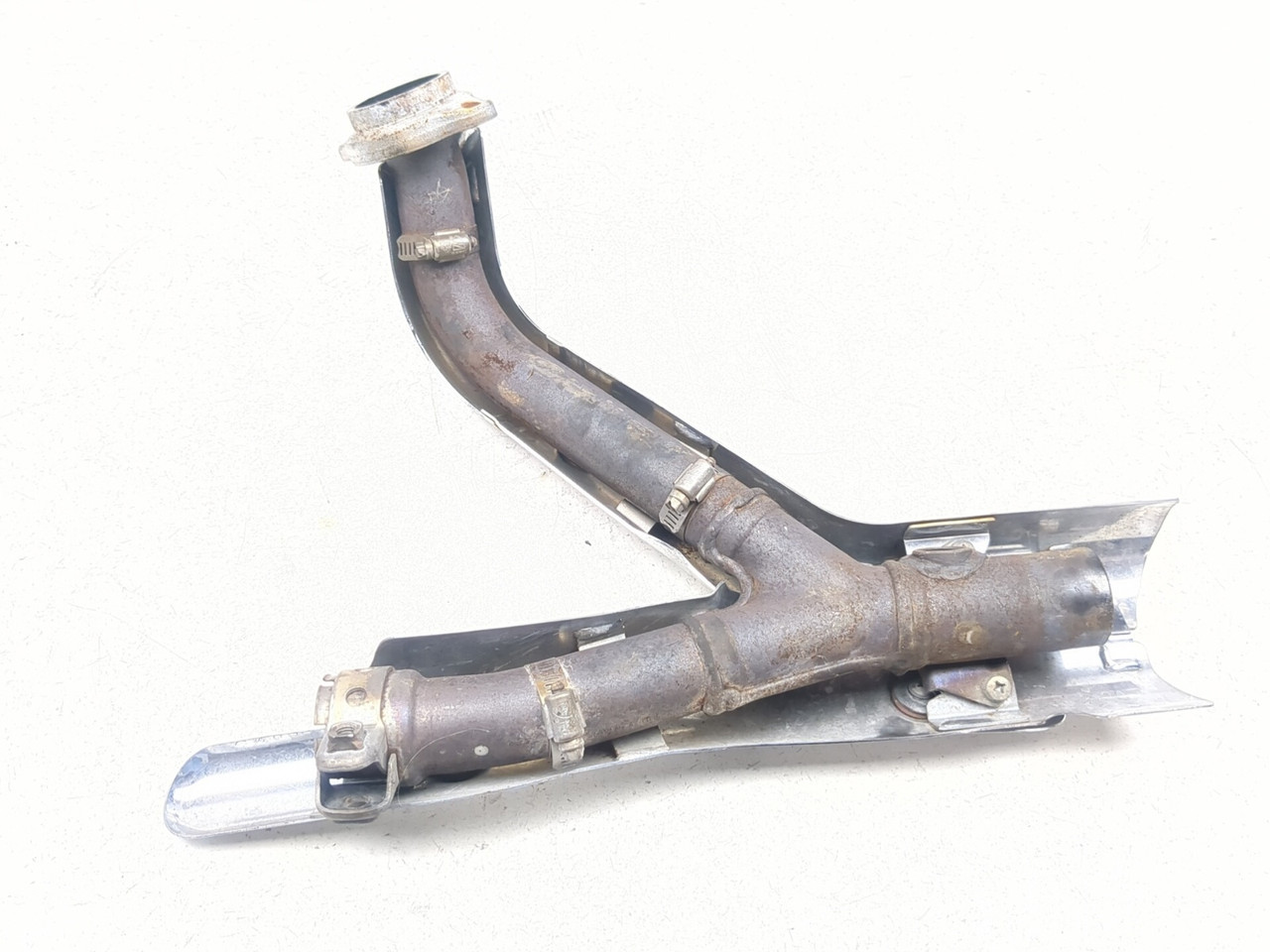 07-17 Yamaha V Star XVS1300 CT Exhaust Muffler Header Pipes System