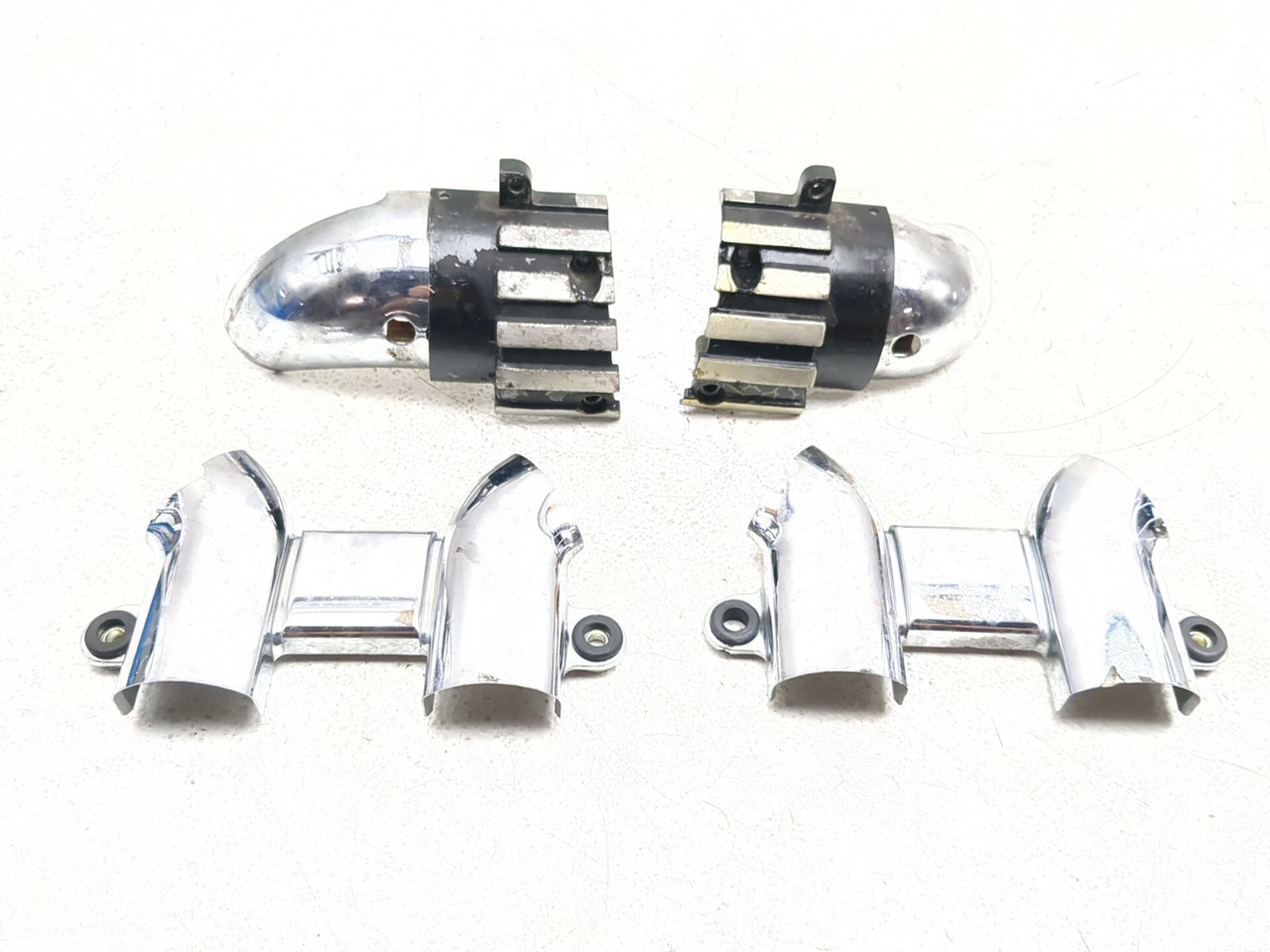85-07 Yamaha VMAX 1200 VMX12 Exhaust Pipe Covers & Carb Valve