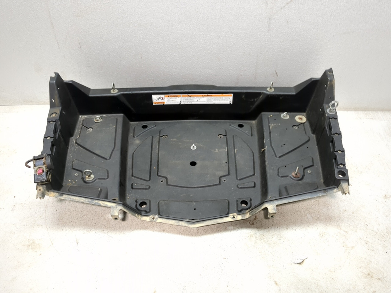 08-14 Polaris RZR S 800 Rear Cargo Bed Rack Panel Assembly 2634104