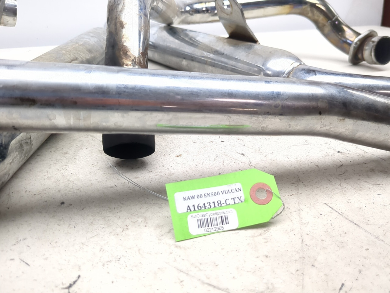96-09 Kawasaki Vulcan 500 EN500C Exhaust Muffler Header Pipes Set