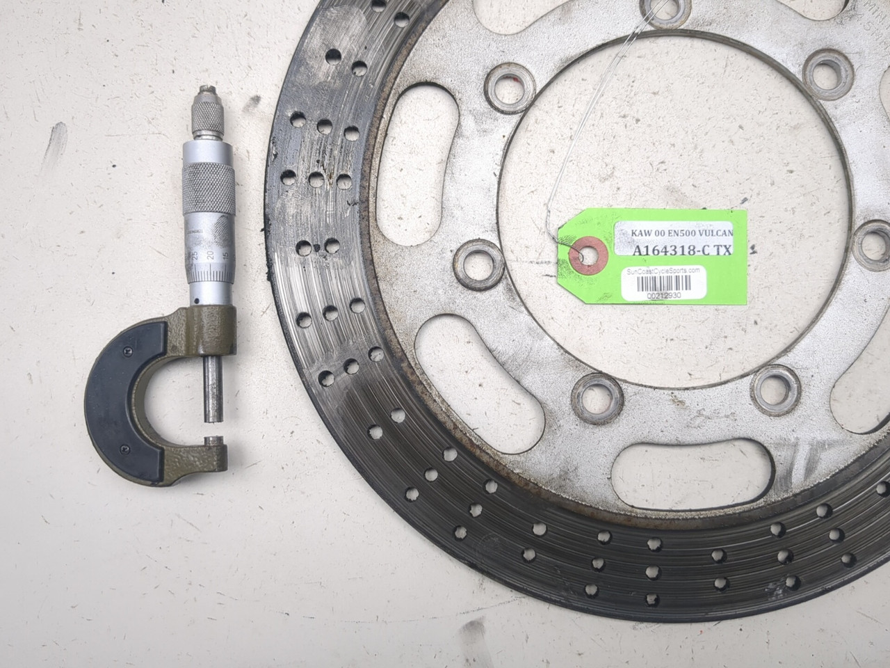 96-09 Kawasaki Vulcan 500 EN500C Front Brake Rotor Disc 41080-1401
