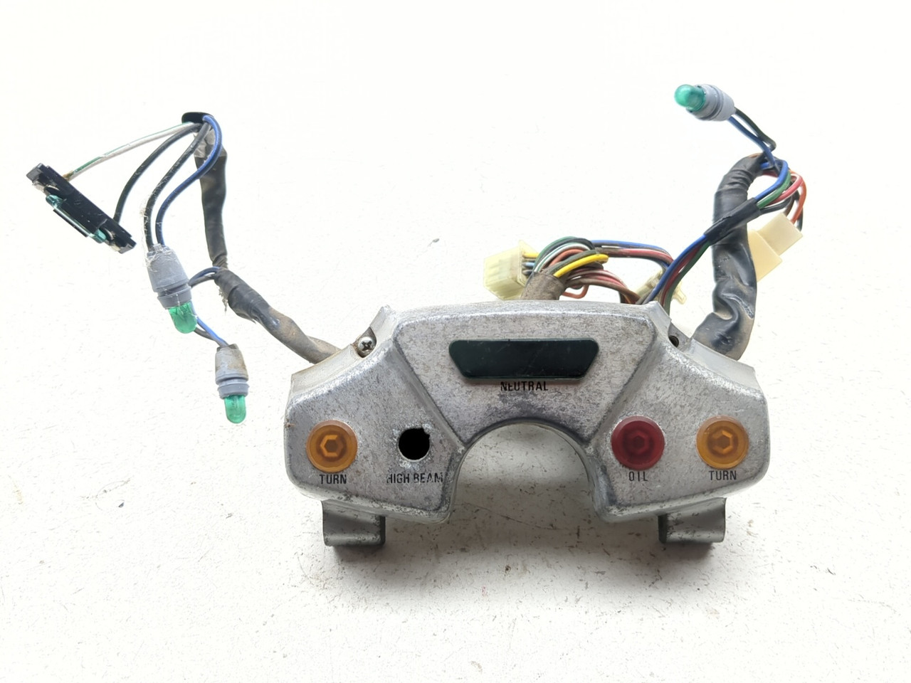 81-97 Yamaha Virago XV750 Front Warning Light Cluster Tach Dash