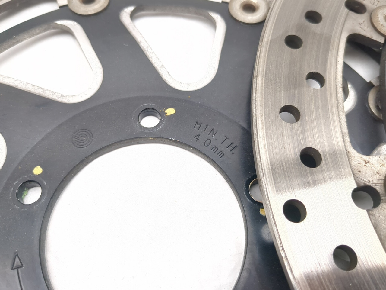11-14 Ducati Diavel Left & Right Front Brake Rotors Disc 49241011A