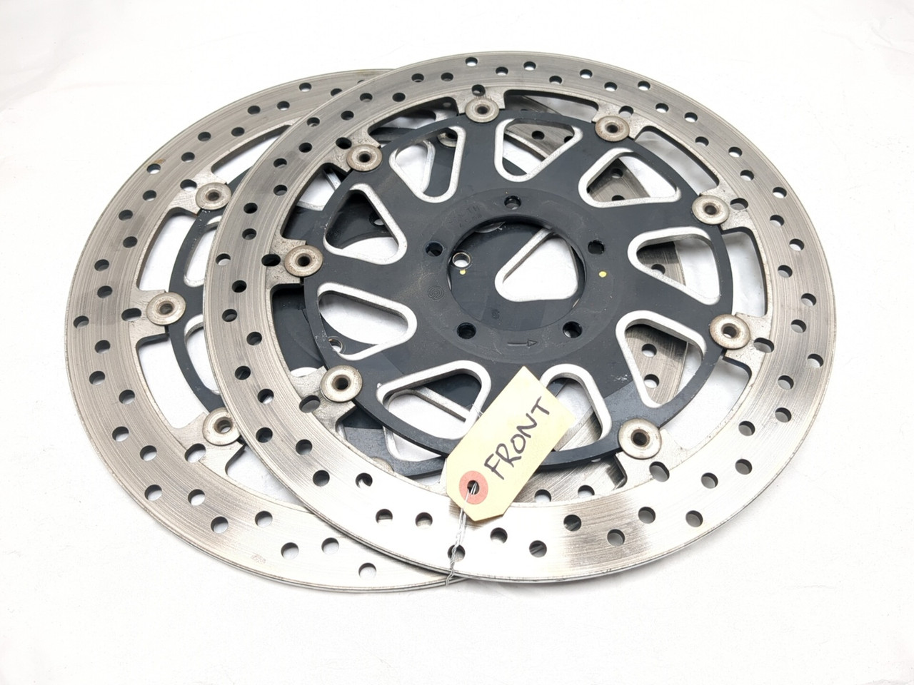 DUCATI 純正フロントディスク 49241011A 11-14 Ducati Diavel Left & Right Front Brake Rotors Disc 49241011A