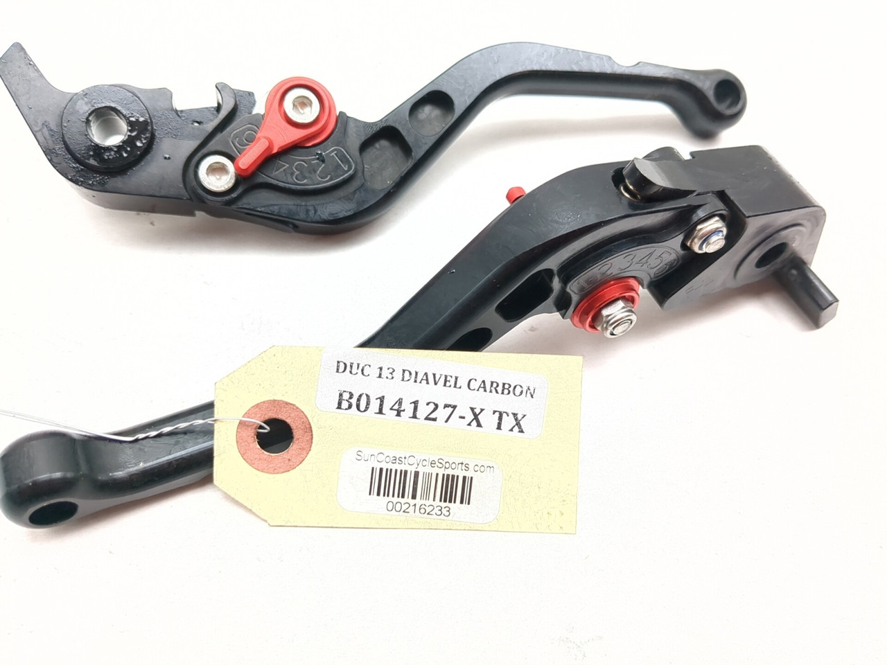 11-14 Ducati Diavel Front Left Right Brake & Clutch Lever Set