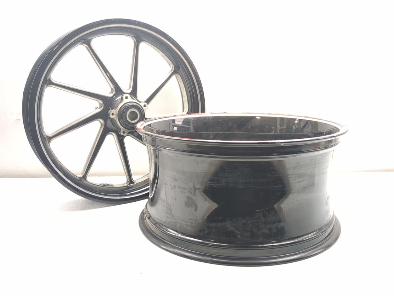 11-14 Ducati Diavel BREMBO Front 17X3.50 & Rear 17X8 Wheel Rim Set