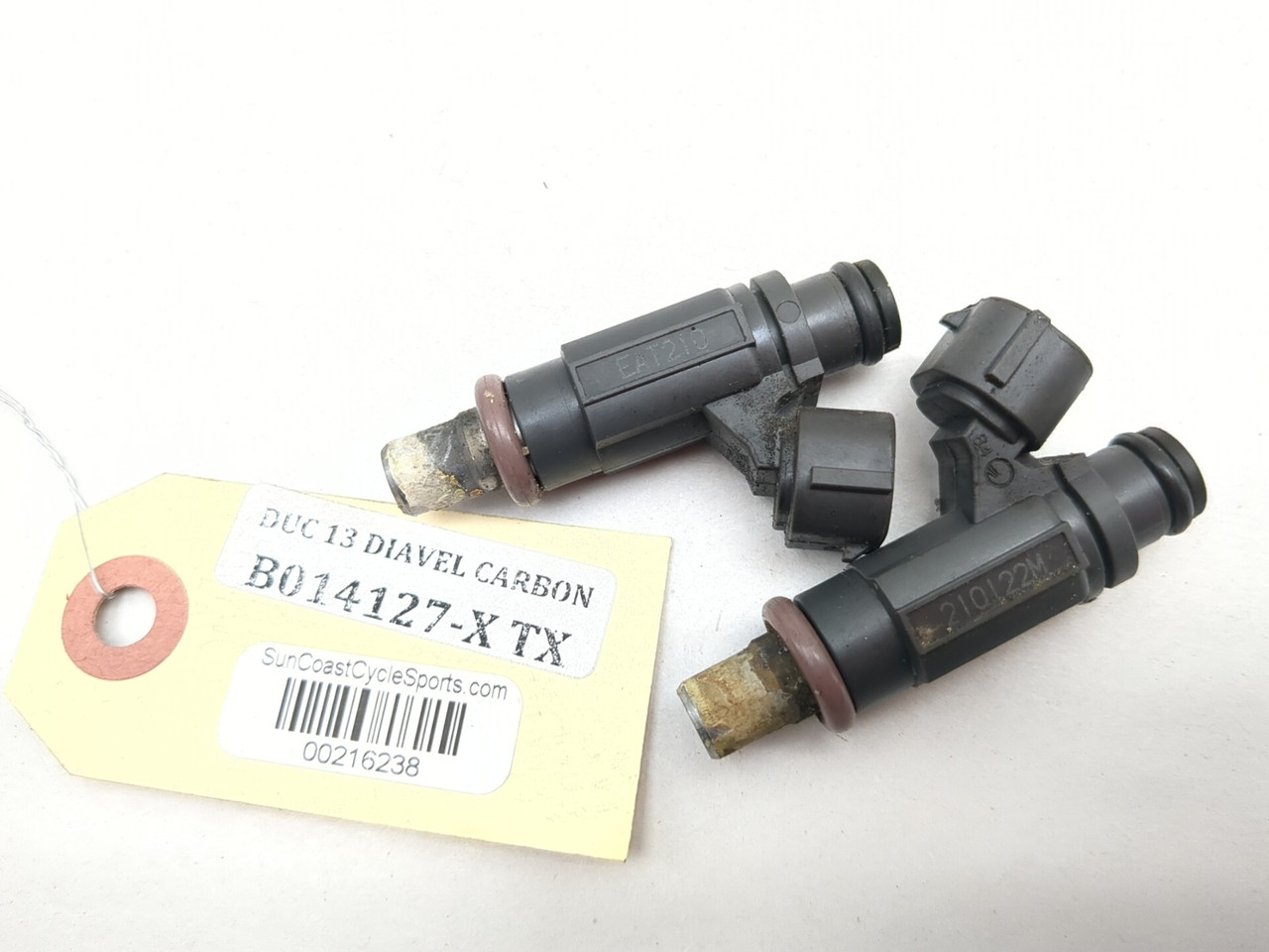 11-14 Ducati Diavel Fuel Injector Set Pair 28040301A - Sun Coast