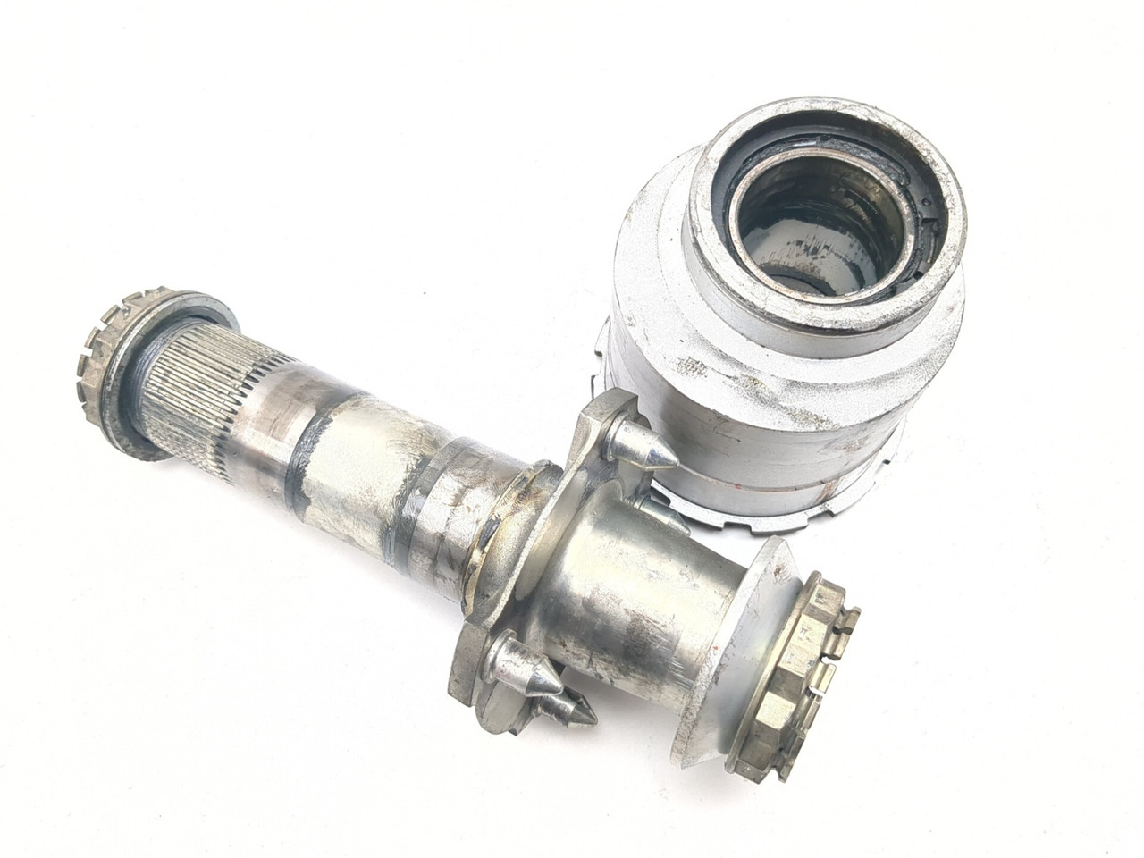 11-14 Ducati Diavel Rear Wheel Axle & Eccentric Hub 75630071A