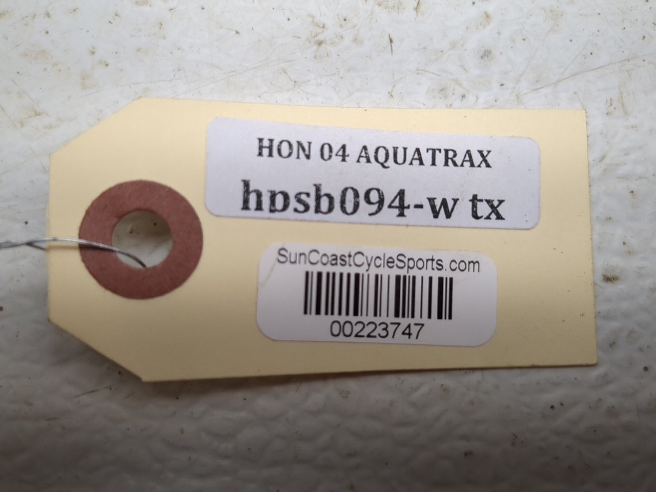 02-07 Honda Aquatrax F-12 Front Driver Seat 77100-HW1-690ZA - Sun