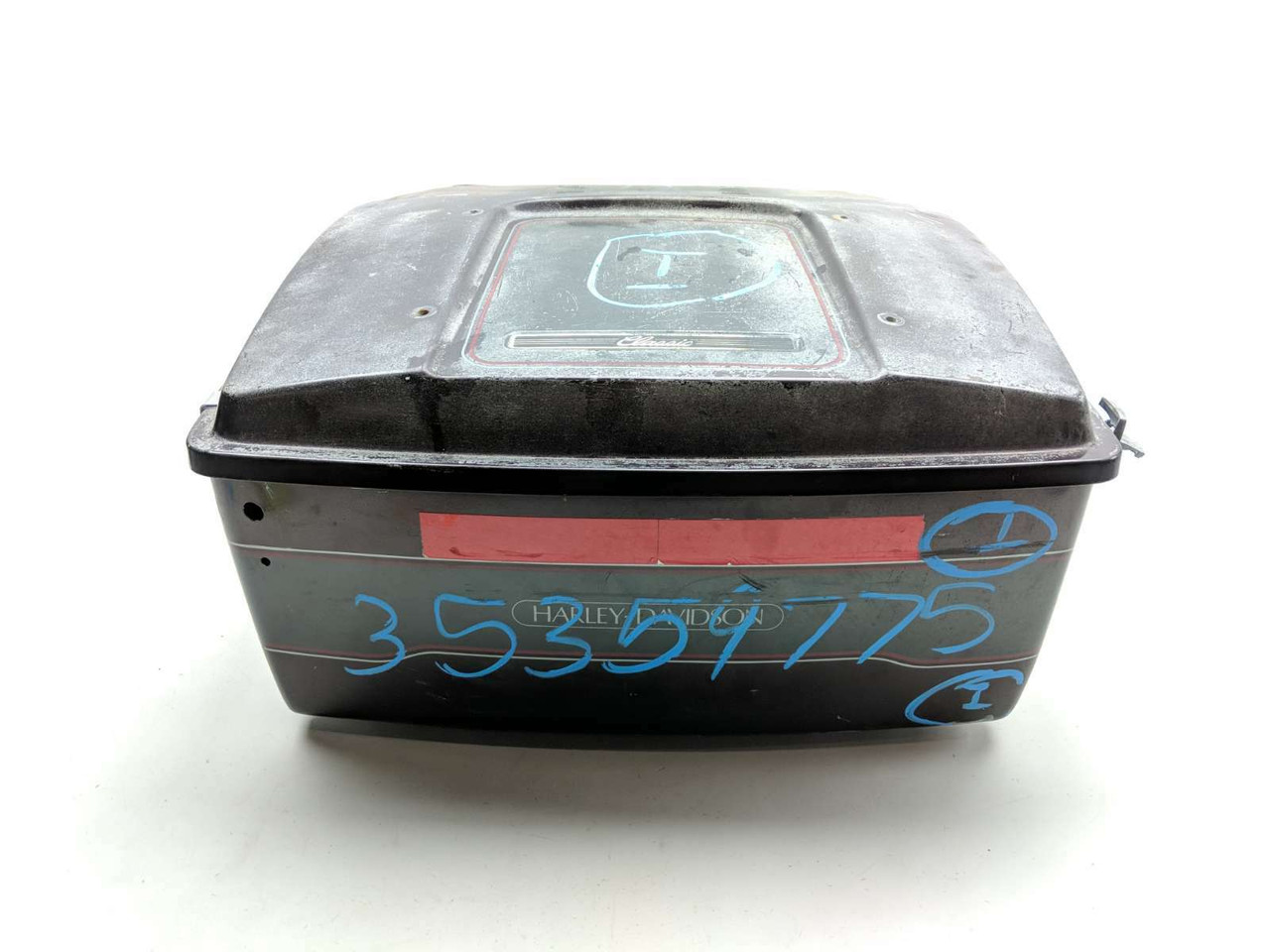 05 Harley Electra Glide Classic FLHTCI Rear Top Box Storage - Sun