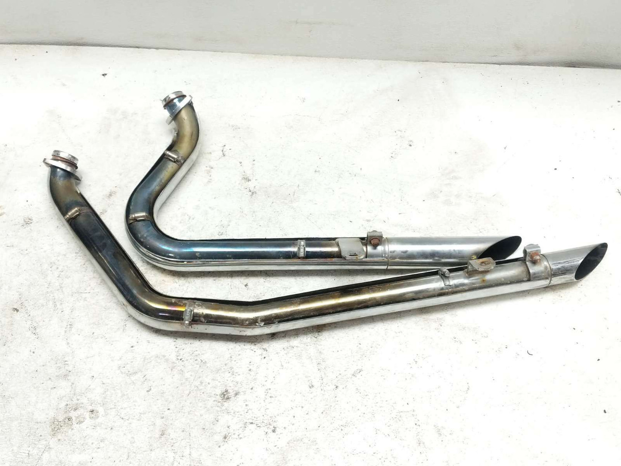02 Harley Davidson FLSTFI Fatboy SAMSON Exhaust Muffler Silencer