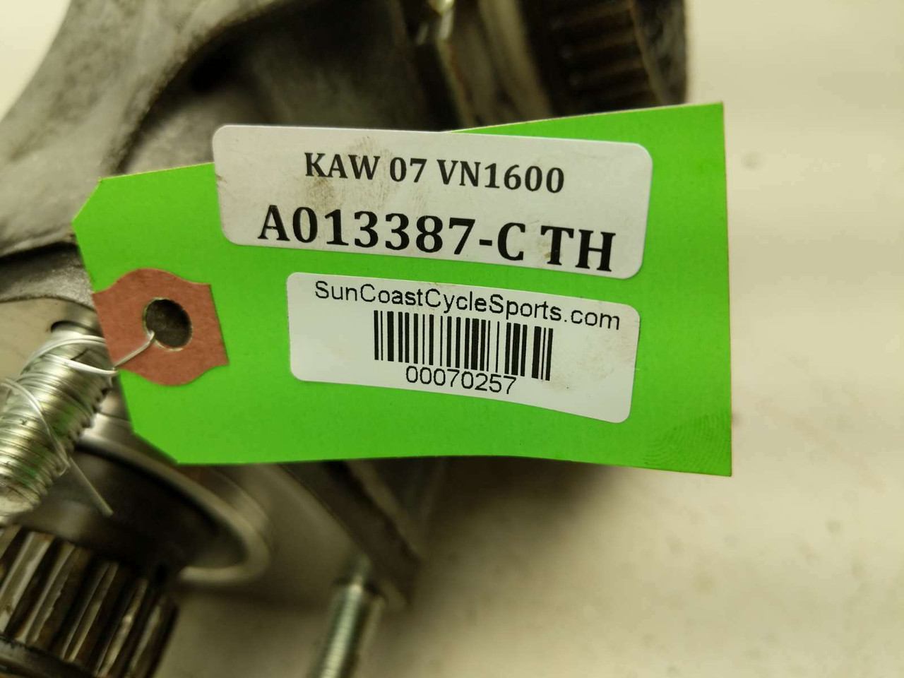 07 Kawasaki VN1600 Vulcan Mean Streak Rear Final Drive Shaft - Sun
