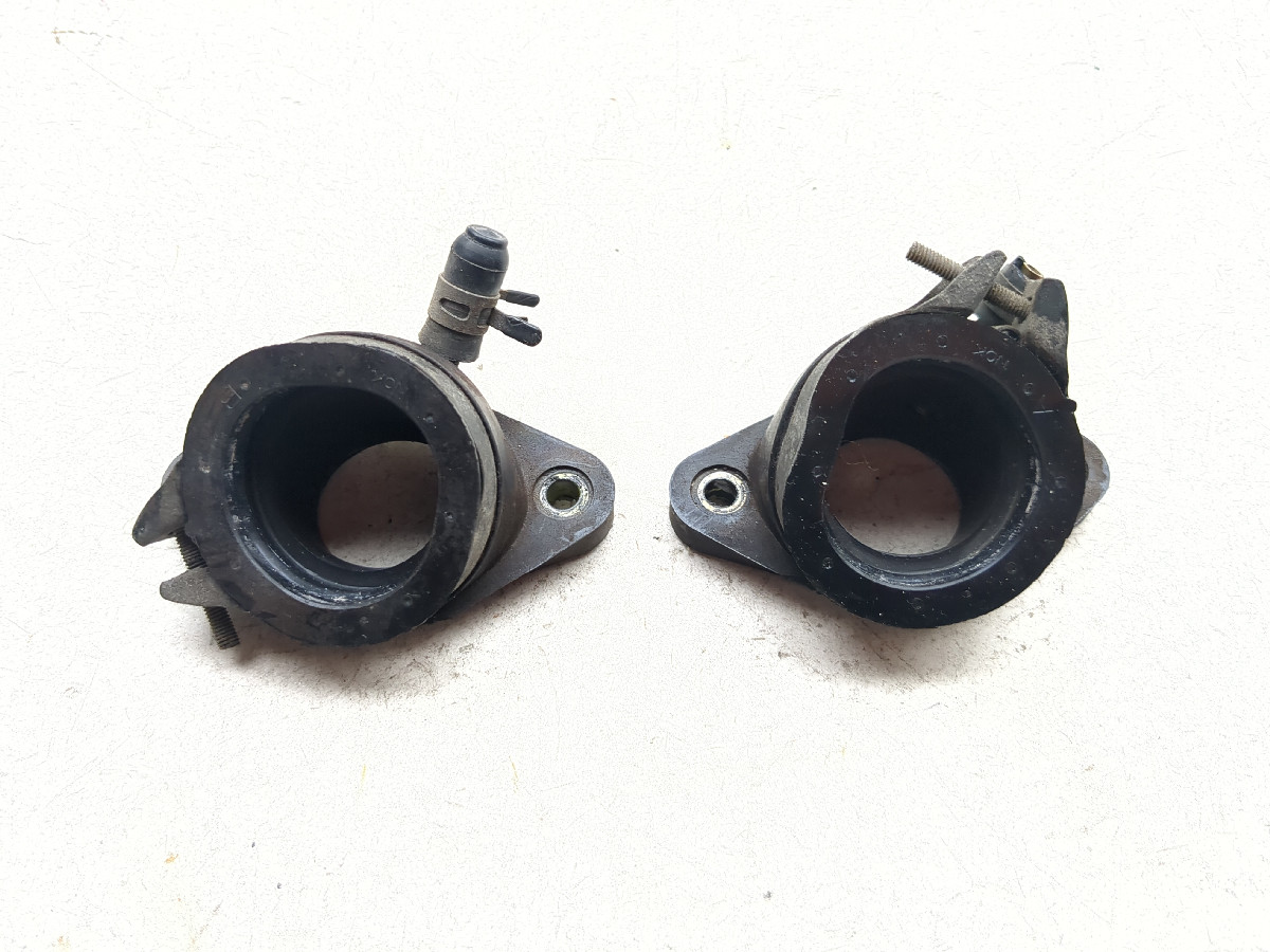 87-00 Yamaha Virago XV535 Air Intake Boot Clamps Set Pair - Sun