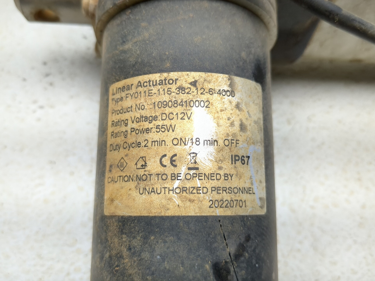 ༒ 22-25 Aodes Odes Junglecross 800 Rear Dump Bed Actuator