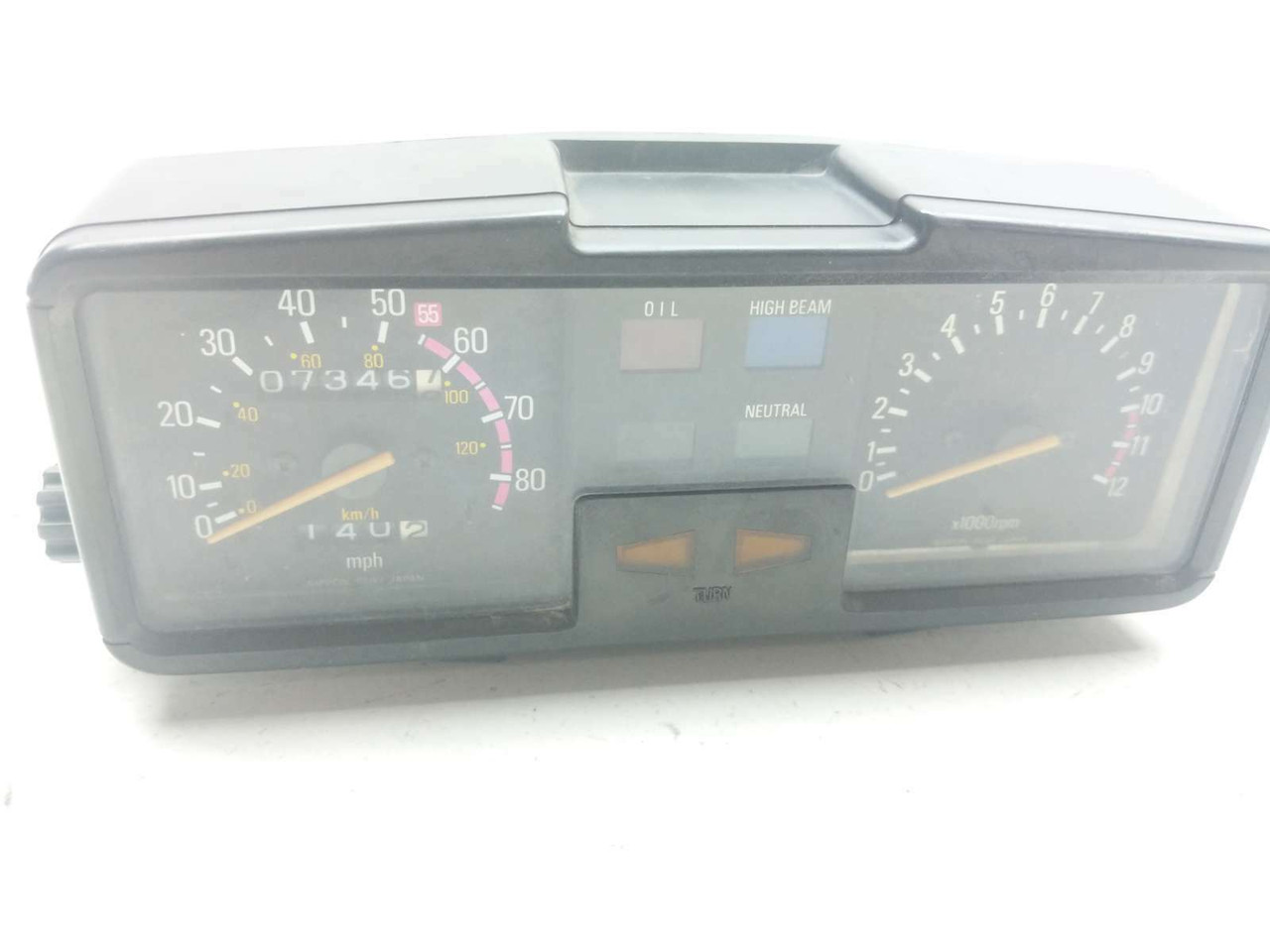 80-83 Yamaha XS400 Gauge Speedometer Tachometer Display - Sun