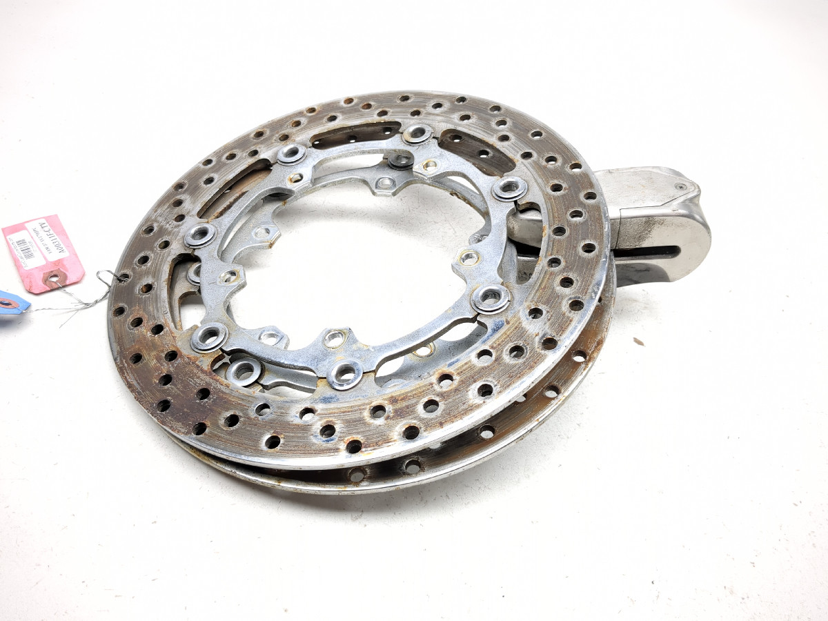 ピヨスケ丸 07 Yamaha Road Star Warrior XV1700 Front Disc Brake Rotors W/ ABUS