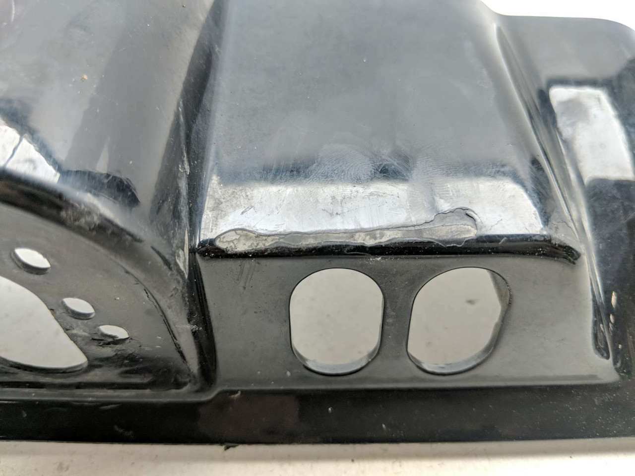 02 Harley Ultra Electra Glide FLHTCUI Ignition Switch Cover Panel
