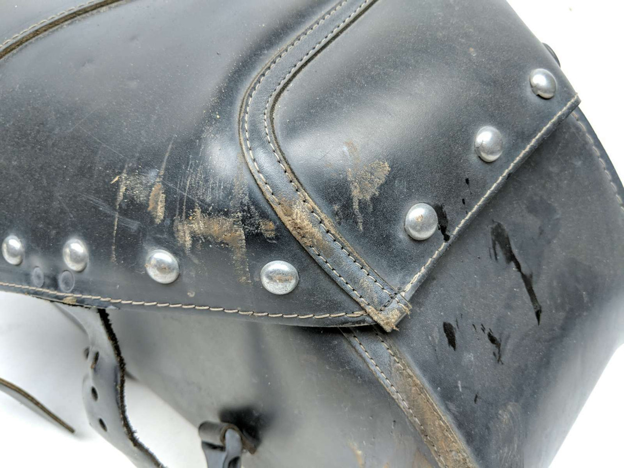 純牛革バッグ 09 Kawasaki Vulcan 1700 Classic Anniversary Rear Saddle Bag