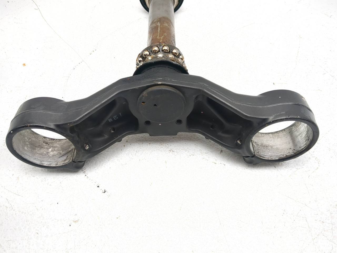 11-13 Yamaha FZ8 Front Lower Triple Tree Yoke Stem Clamp Bottom