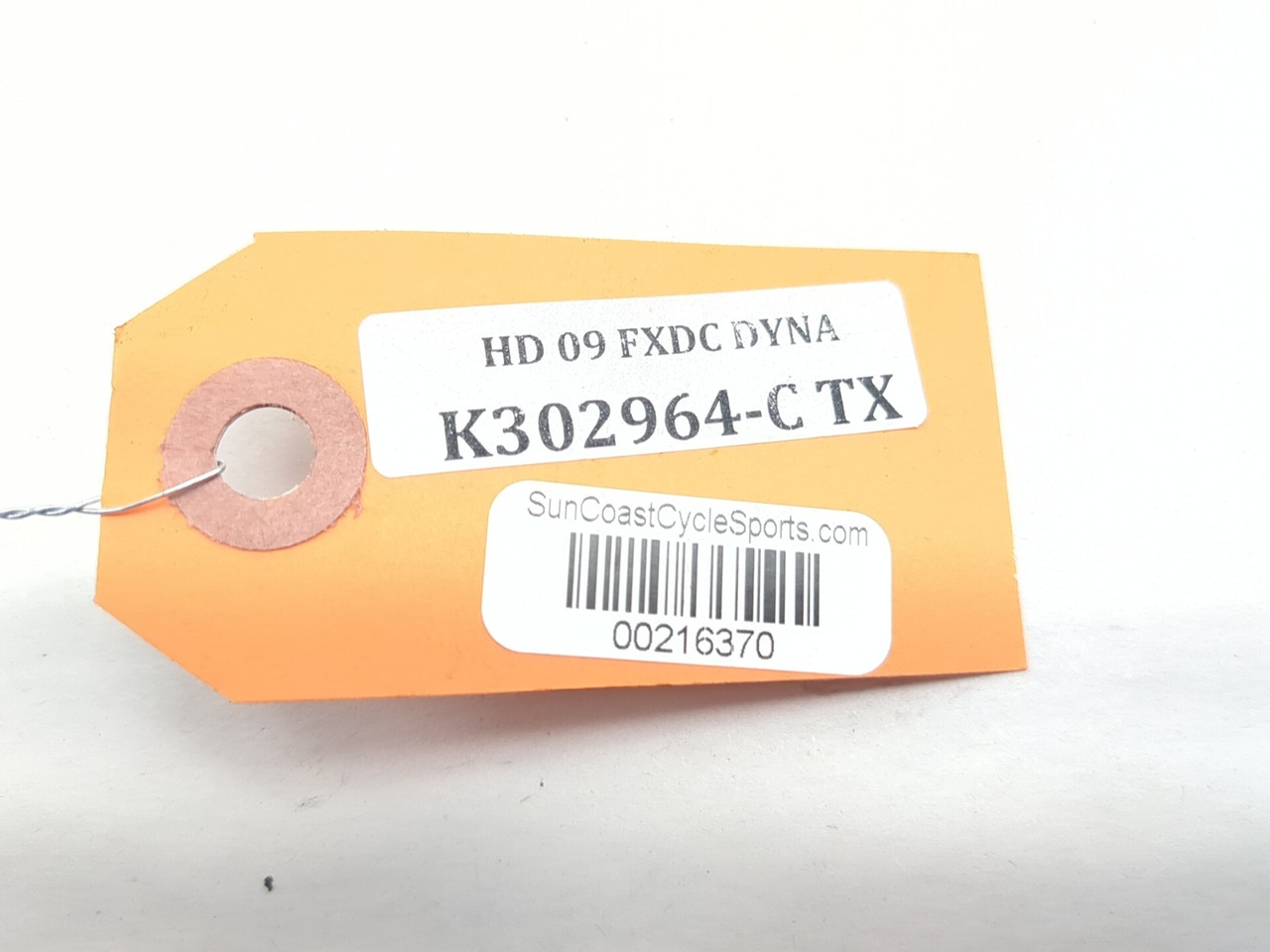 06-14 Harley FXDC Dyna Super Glide Custom Willie G Skull Battery