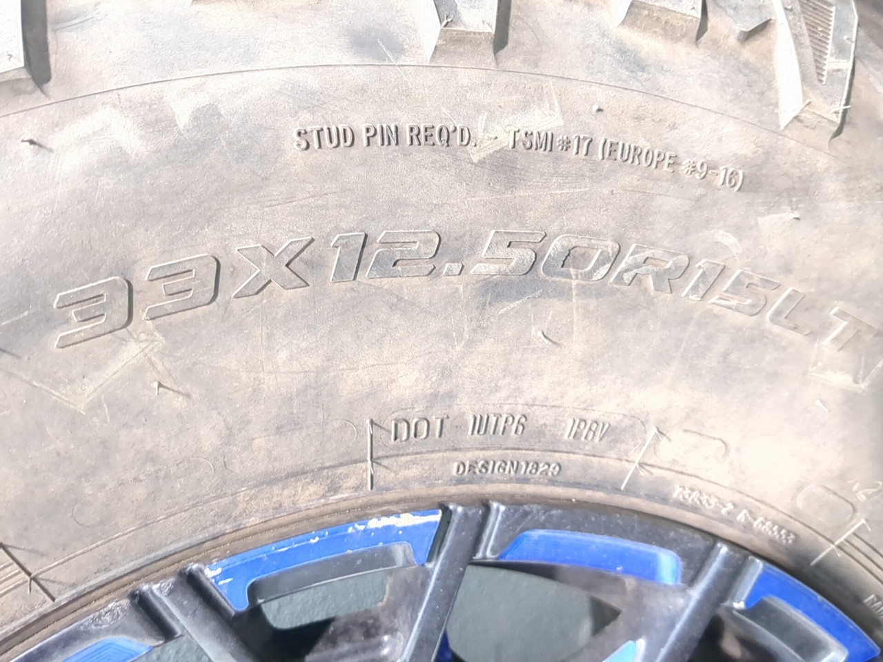 17-24 Can Am Maverick X3 Turbo Western Cooper 33X12.50R15LT Tire