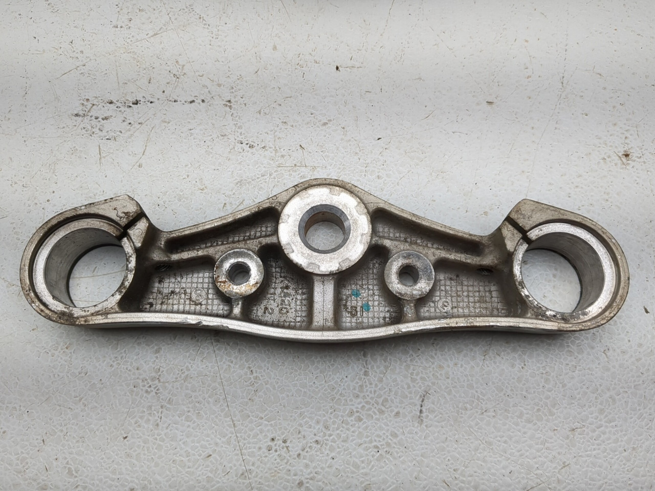 06-25 Kawasaki Vulcan 900 VN900D Front Upper Lower Triple Tree Set