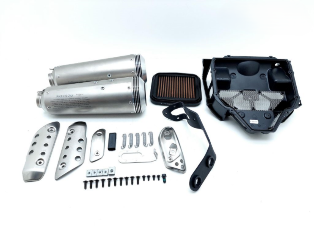Ducatiマフラー 18-20 Ducati Scrambler 1100 Termignoni Racing Titanium Slip-On