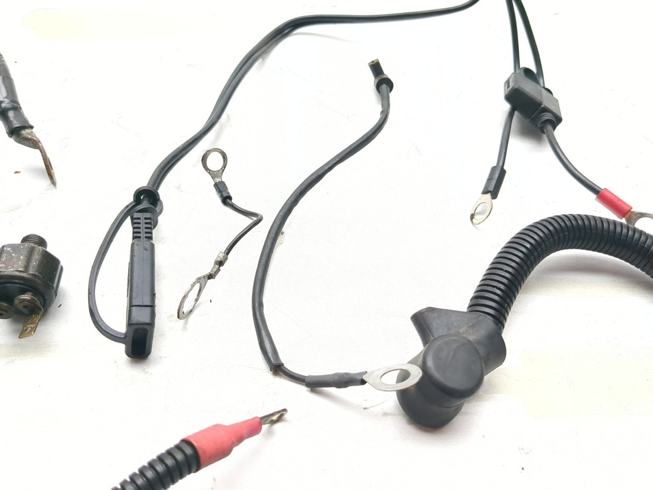 00-06 Harley Davidson Fat Boy FLSTF Relay Switch Battery Cable Set