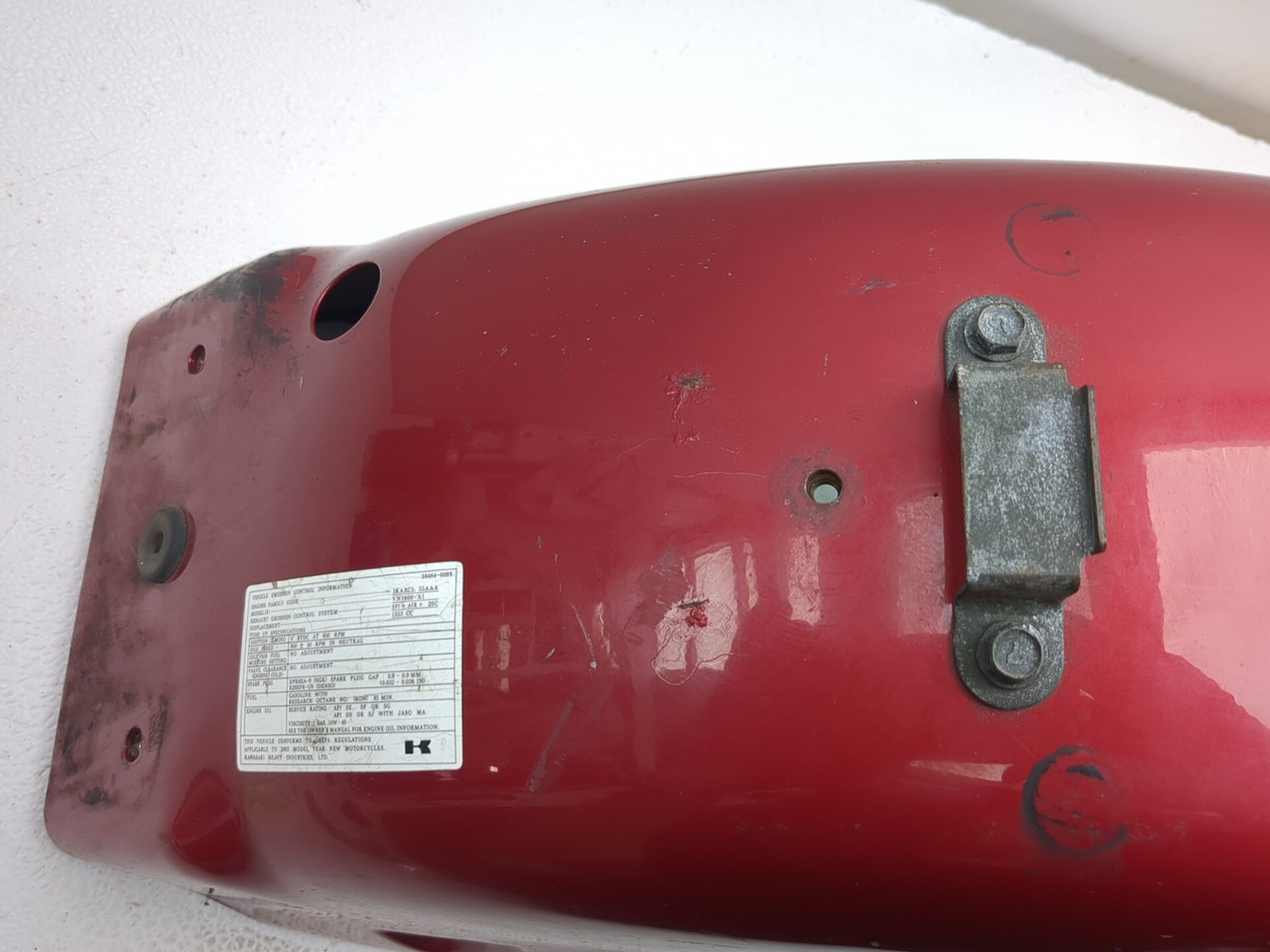 03-08 Kawasaki VN1600 Vulcan Classic Rear Fender Fairing Guard