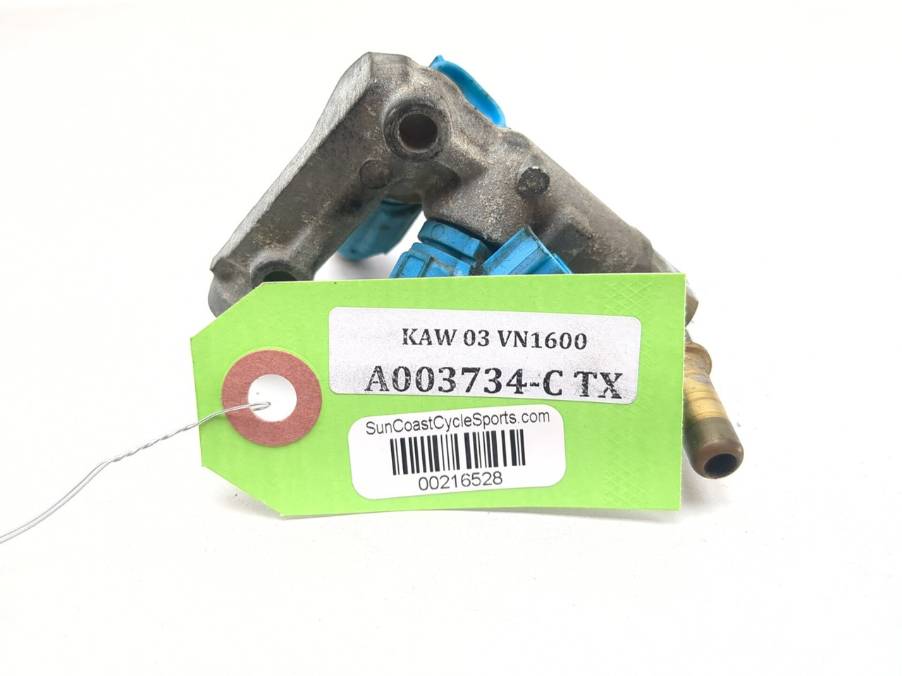 03-08 Kawasaki VN1600 Vulcan Classic Fuel Injector with Rail 49033
