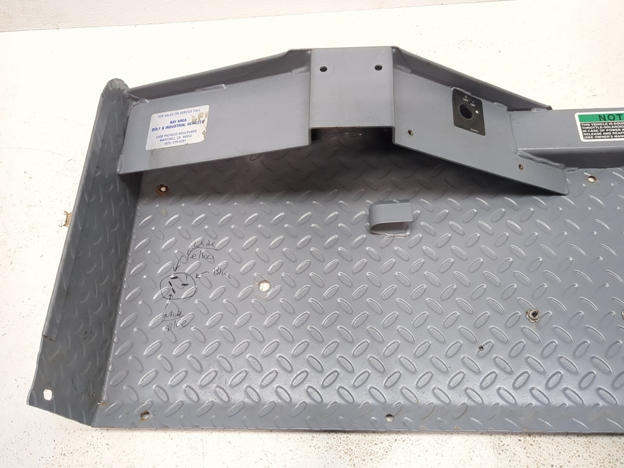 08-15 Cushman Titan Utility Cart Front Dash Panel 624204 - Sun