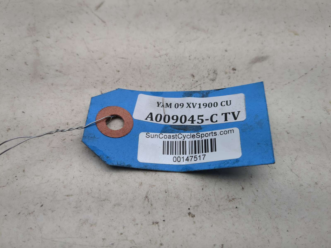 08-17 Yamaha Raider XV1900 CU Front Wheel Axle - Sun Coast Cycle
