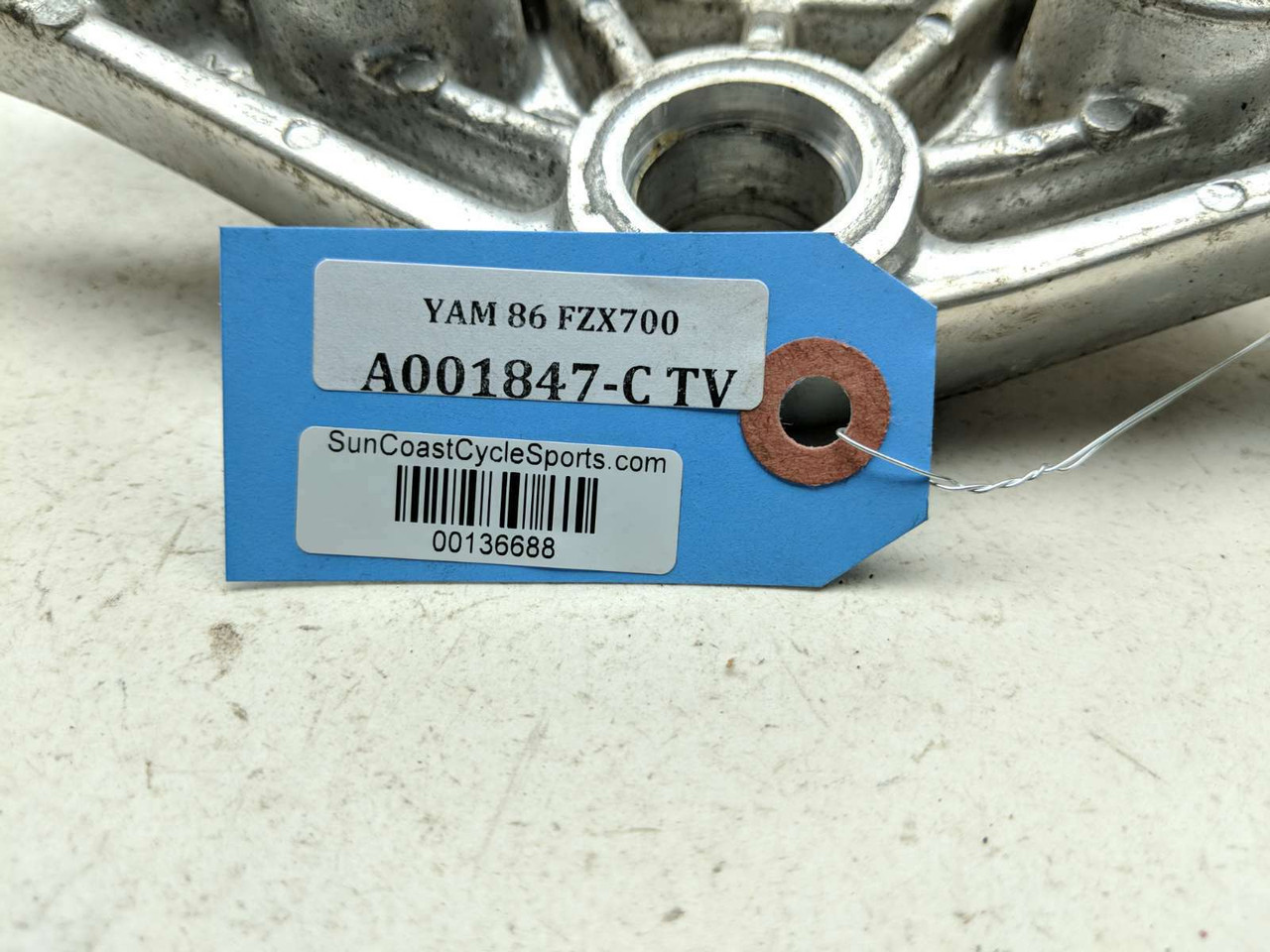 86 87 Yamaha Fazer 700 FZX700 Top Upper Triple Clamp Tree - Sun