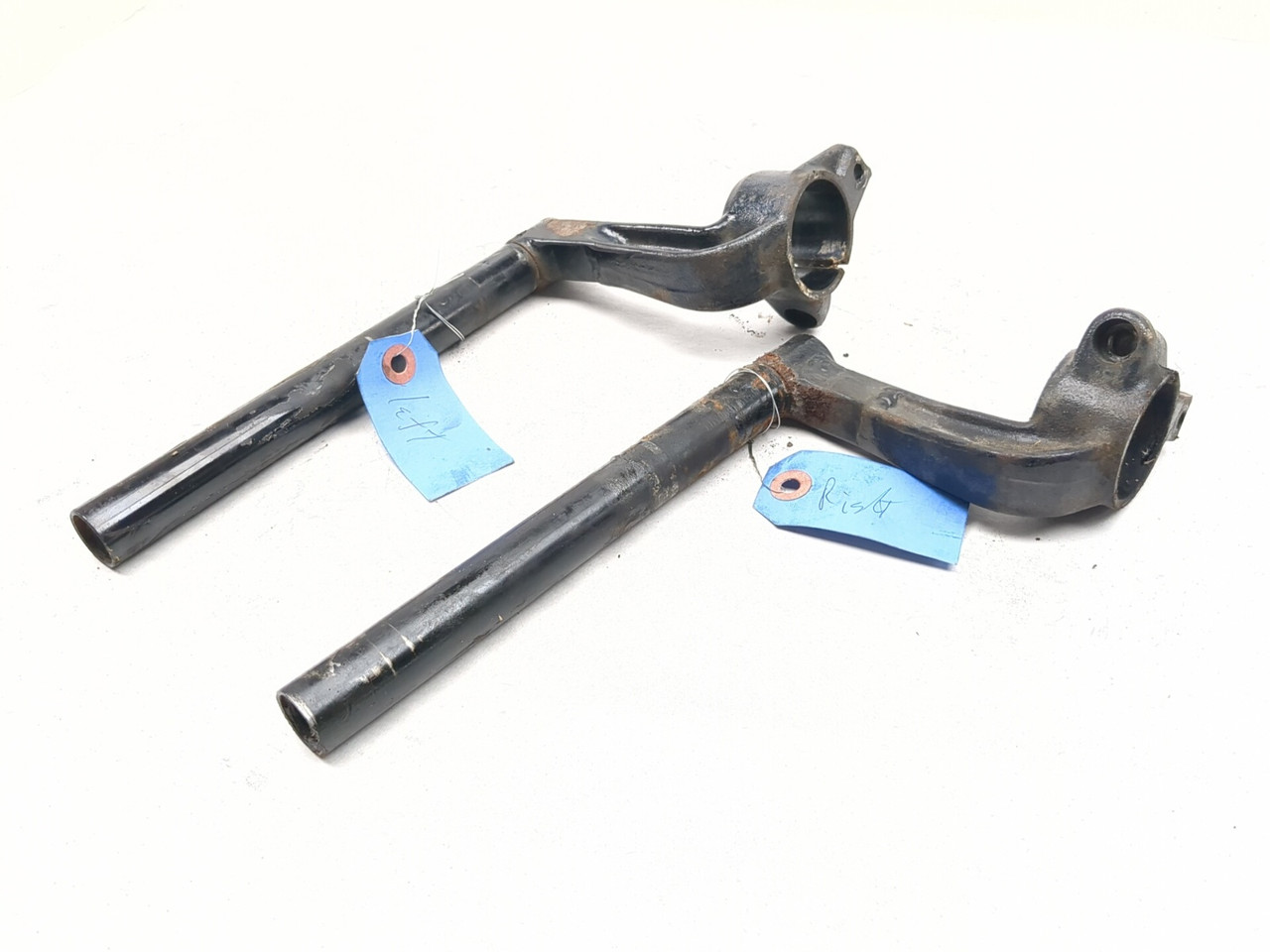 パン07 91-96 Yamaha FJ1200 Front Left Right Clip On Handlebar Set 3XW