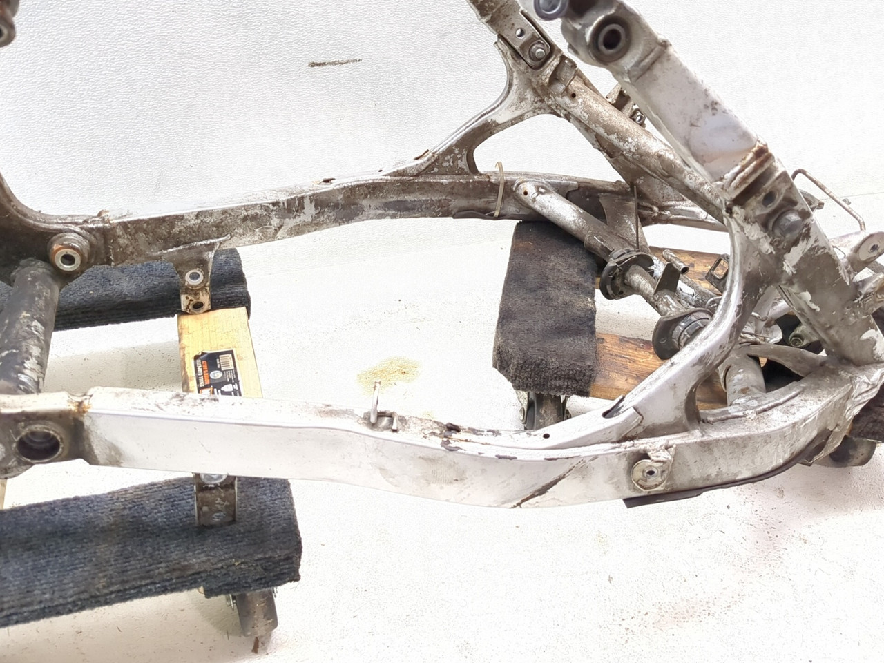 FJ1200 部品　パーツセット　旧車 91-96 Yamaha FJ1200 Main Frame Chassis STRAIGHT SLVG