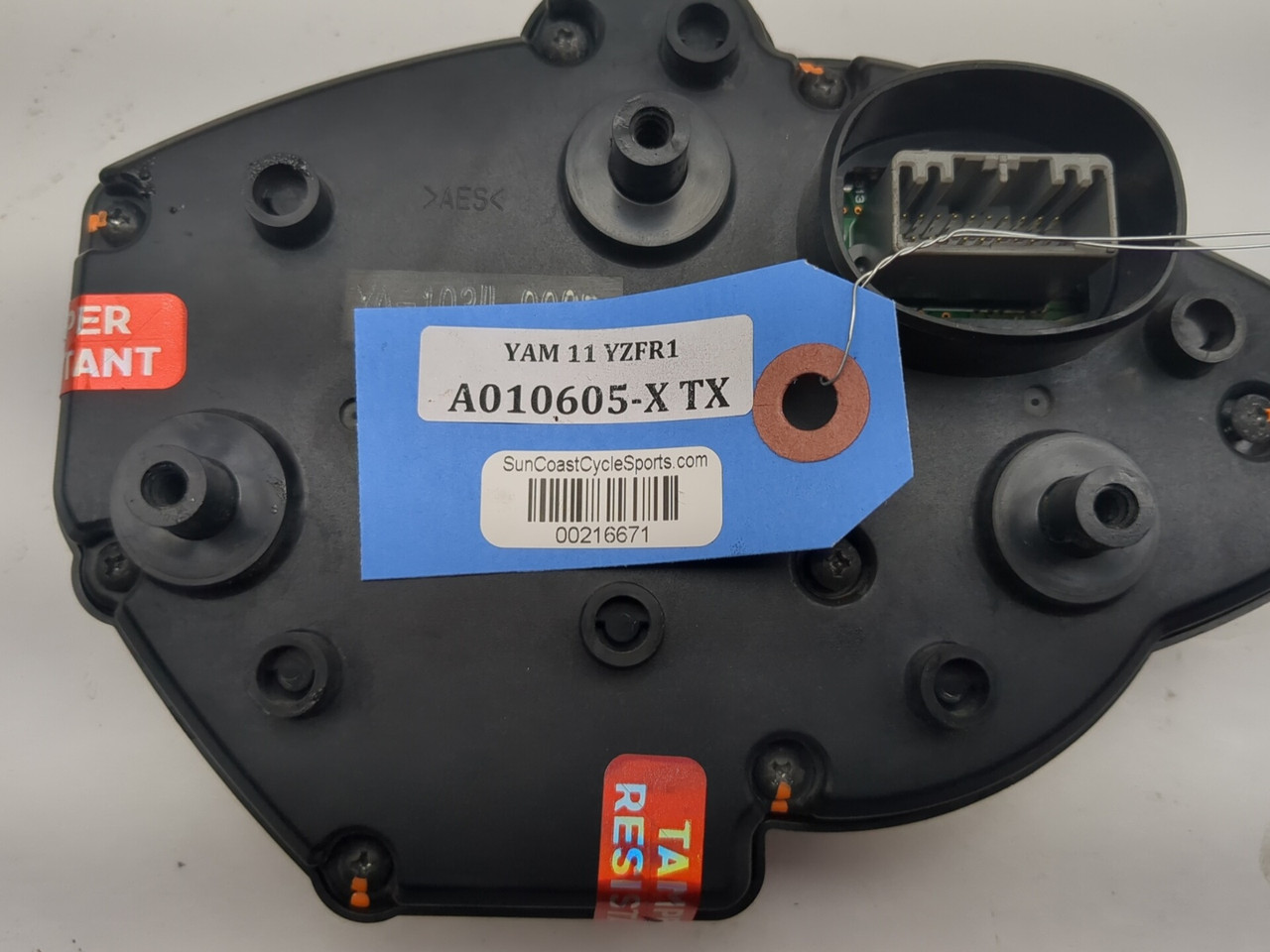 09-14 Yamaha YZF R1 Instrument Gauge Tach Speedometer Meter 14B