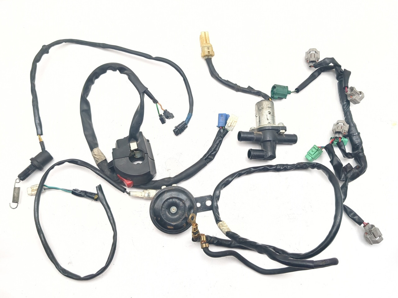 09-14 Yamaha YZF R1 Front Right Control Switch Horn Valve Brake