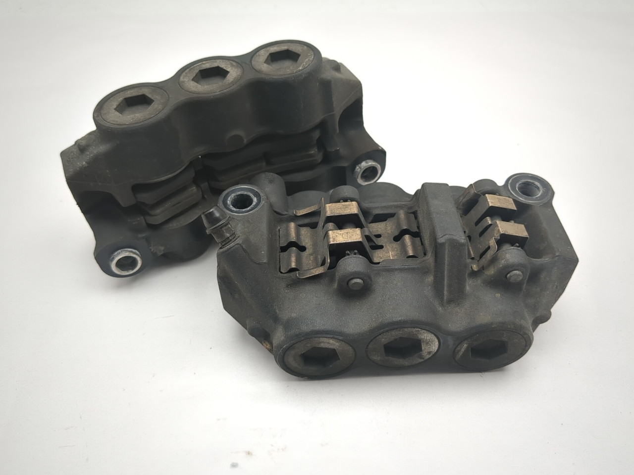 09-14 Yamaha YZF R1 Front Brake Calipers Piston Set Pair 4C8-2580T