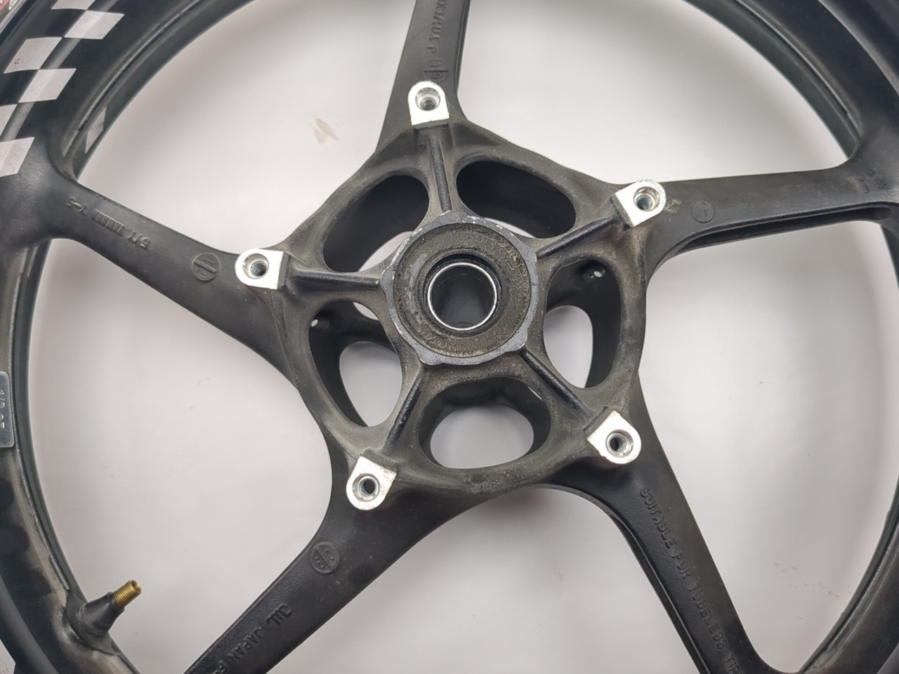09-14 Yamaha YZF R1 Front Wheel Rim 17X3.5 STRAIGHT 5VY-25168-00