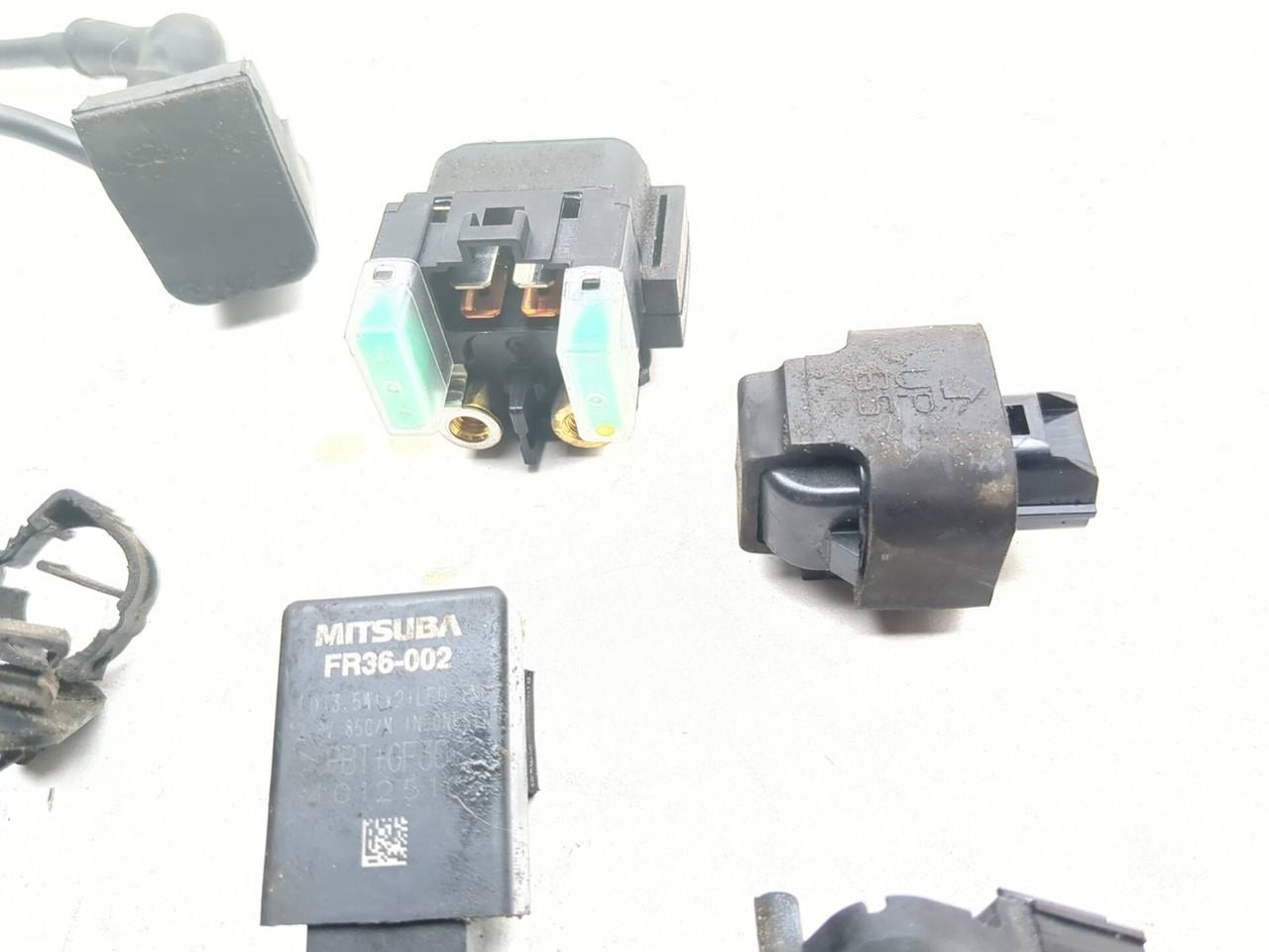 17-24 Kawasaki Ninja 650 EX650 Relays Sensors Horn Battery Cable
