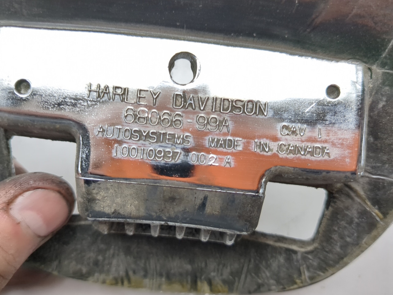 08-13 Harley Davidson Road King FLHR Rear Taillight Mounting Base